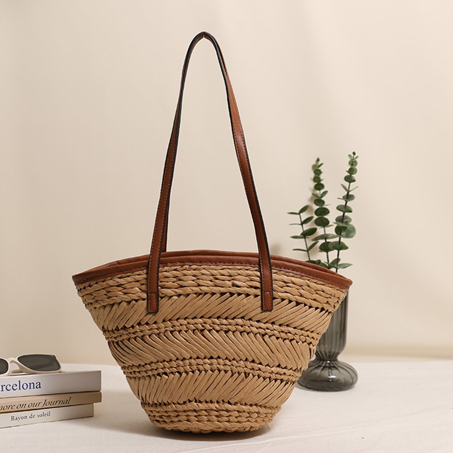 Crochet Bag Raffia - Summer Basket Straw Bags for Women