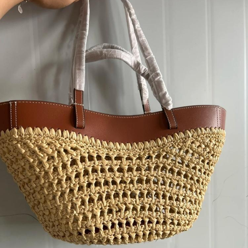 Luxury Raffia Straw Tote Bag,F - огляд і ціна Crochet Bag Raffia