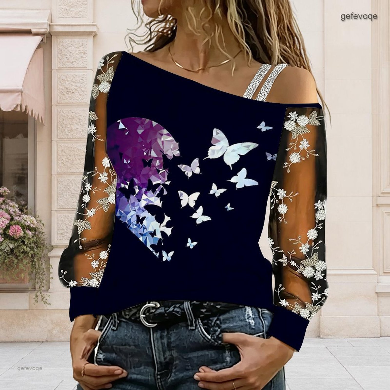 Women Off Shoulder Blouse Asym - огляд і ціна Blouse Off Shoulder