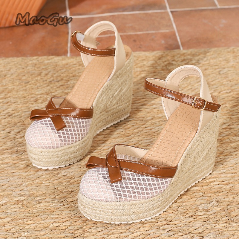 Size42 Women's Mesh Bow Espadr - огляд і ціна Wedge Espadrille Women