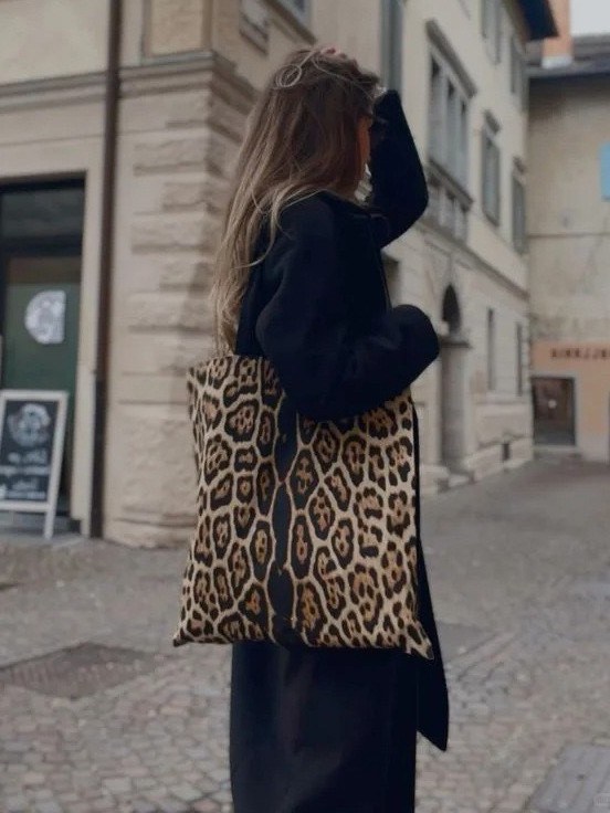 Summer Fashion Retro Leopard P - огляд і ціна Tote Bag Beach
